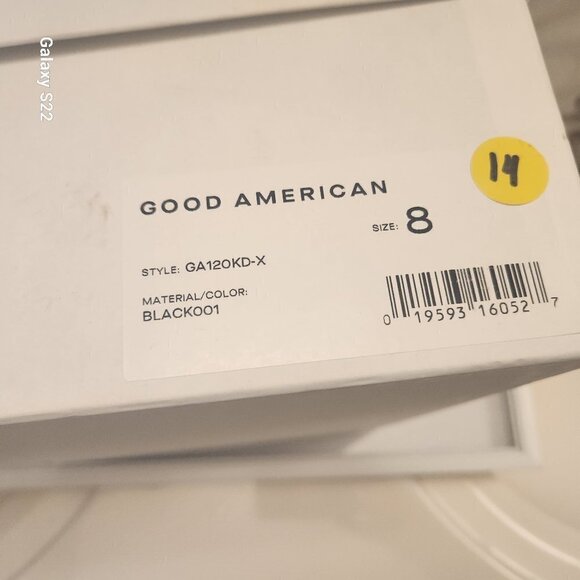 Good American Black Jeweled Heels. NIB. Size Various. - Picture 10 of 10